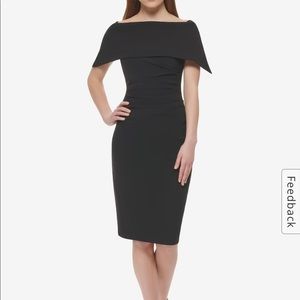 Vince Camuto Off-The-Shoulder Sheath Dress
